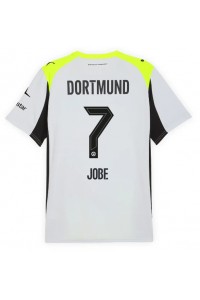 Borussia Dortmund Jobe Bellingham #7 Voetbaltruitje Uit tenue 2025-26 Korte Mouw